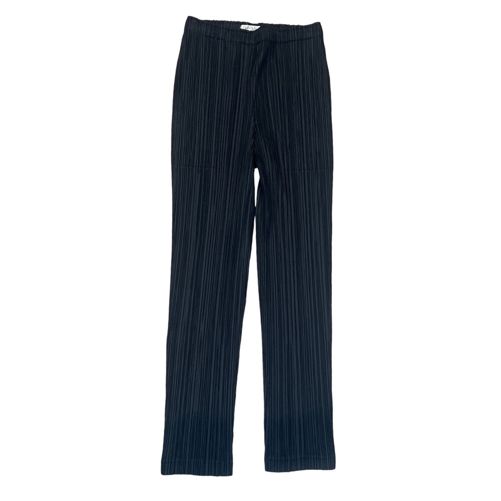 Issey Miyake Black Pleated Trousers